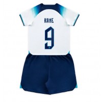England Harry Kane #9 Replika babykläder Hemmaställ Barn VM 2022 Kortärmad (+ korta byxor)
